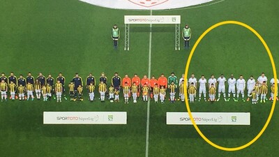 Derbiden önce ilginç olay