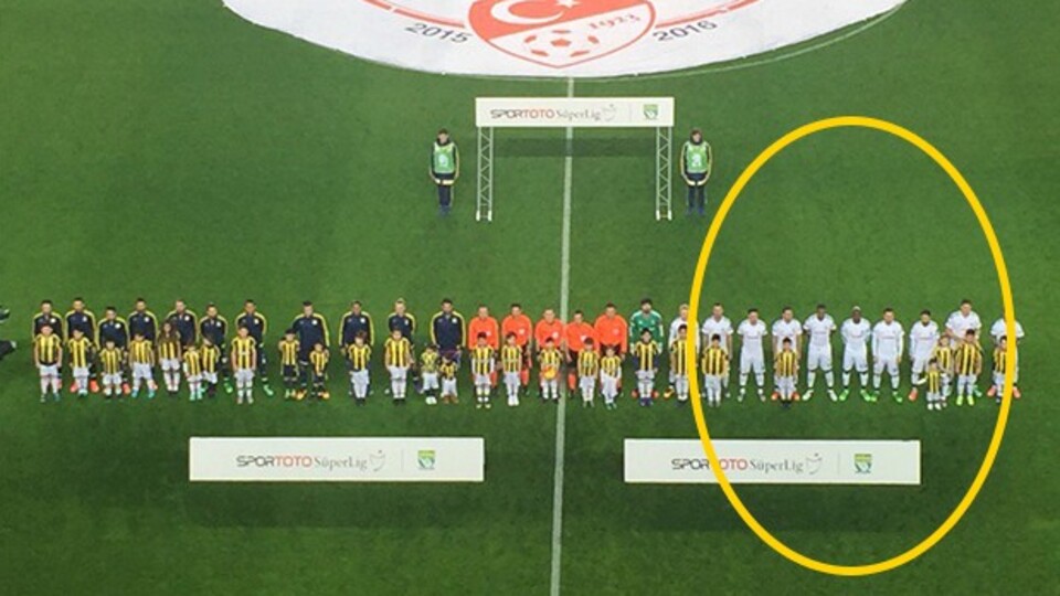 Derbiden önce ilginç olay