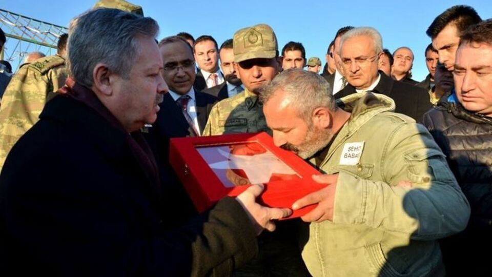 Erzurum şehidi son yolculuğuna uğurlandı