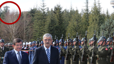 Çankaya Köşkü'nde dikkat çeken kare!