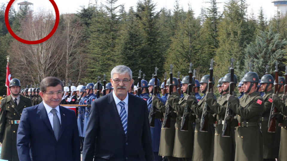 Çankaya Köşkü'nde dikkat çeken kare!