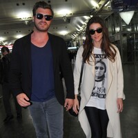 Ünlü çift balayından böyle döndü