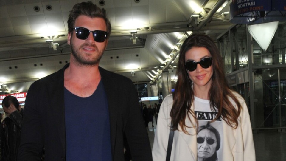 Ünlü çift balayından böyle döndü