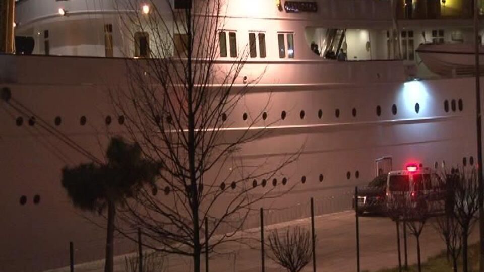 Erdoğan, Savarona'da incelemelerde bulundu