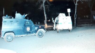 Polis karakolu ve lojmanına saldırı