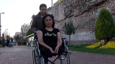 Onu bu hale koca şiddeti getirdi!