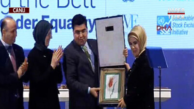 Borsa İstanbul'da açılışı Emine Erdoğan yaptı