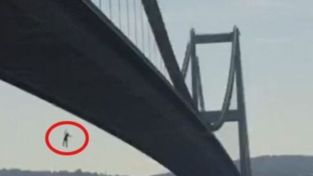 Boğaz Köprüsü'nden atladı!