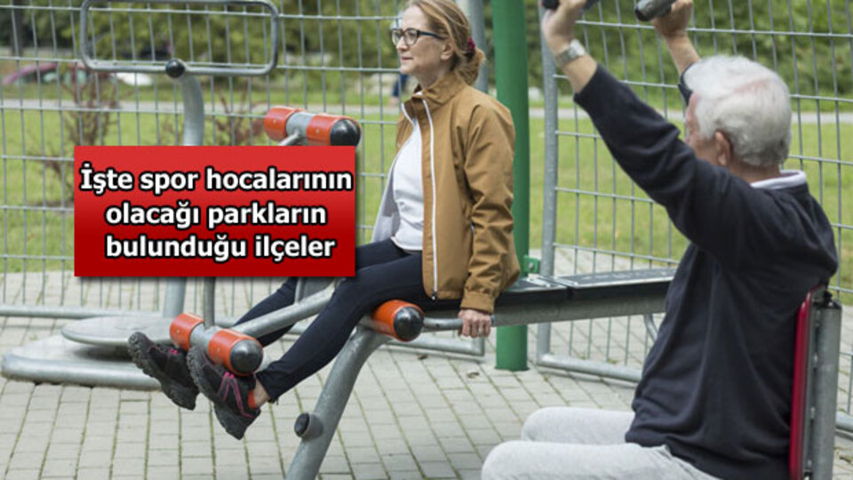 Parklara antrenör geliyor!