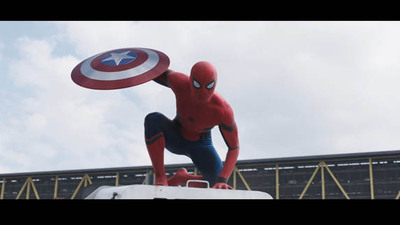 Captain America'dan spiderman'li fragman!