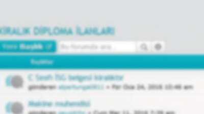 Kiralık online diploma pazarı!