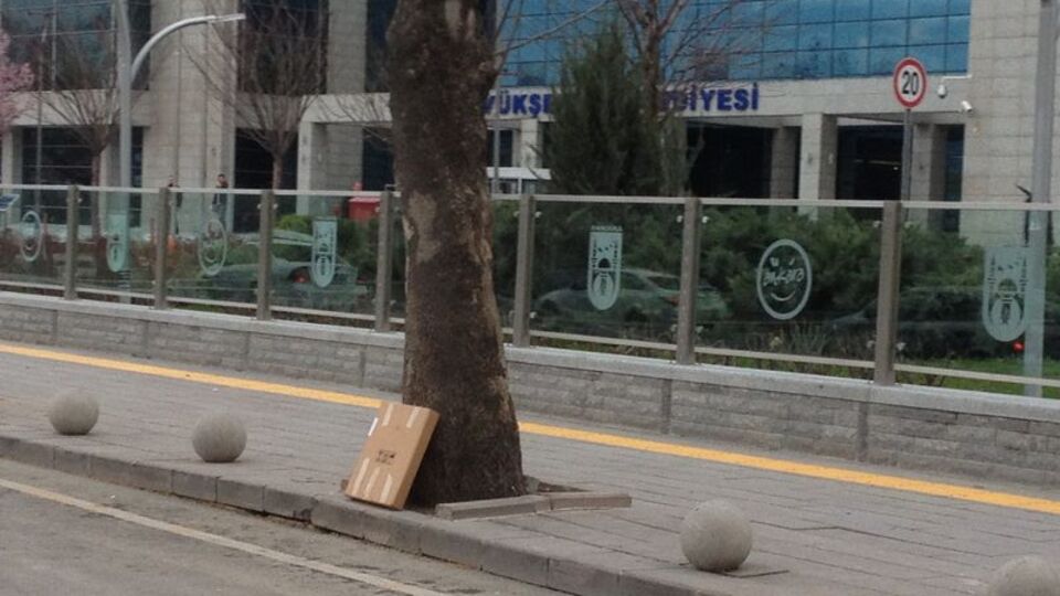 Ankara'da şüpheli paket!