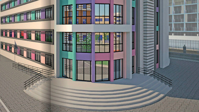 Bahçeye salıncak, tahterevalli, mescit