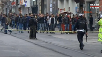 İşte İstiklal Caddesi'ndeki patlama anı!