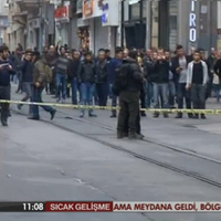 İşte İstiklal Caddesi'ndeki patlama anı!
