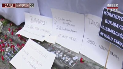 Bugün Taksim... "Korkmuyoruz"