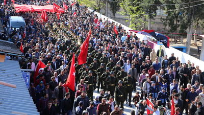 Mardin şehidini 5 bin kişi uğurladı