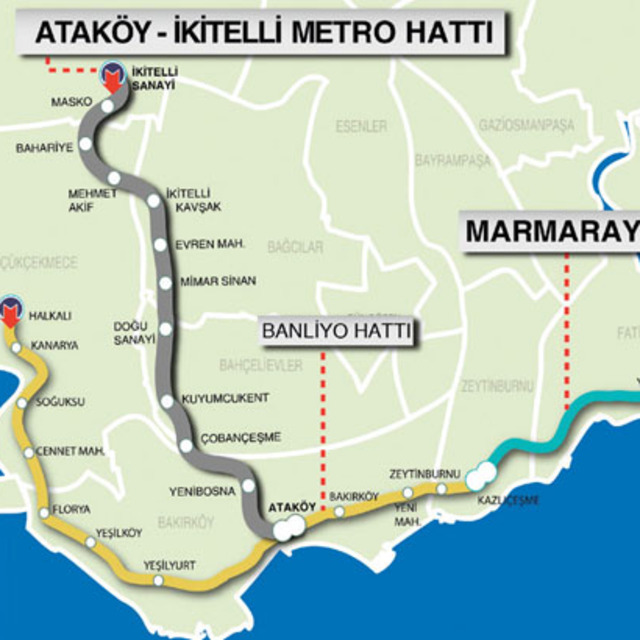 İkitelli-Ataköy metrosu için dış borç