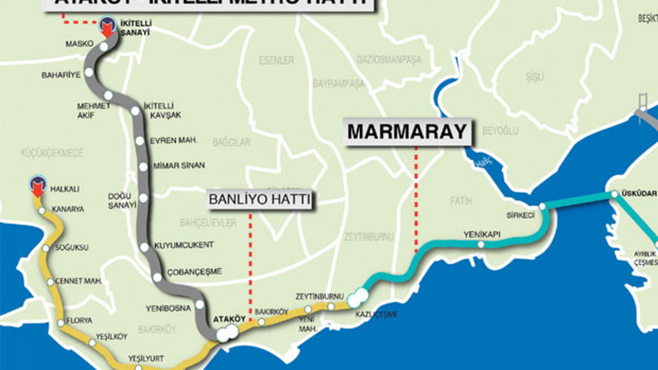 İkitelli-Ataköy metrosu için dış borç