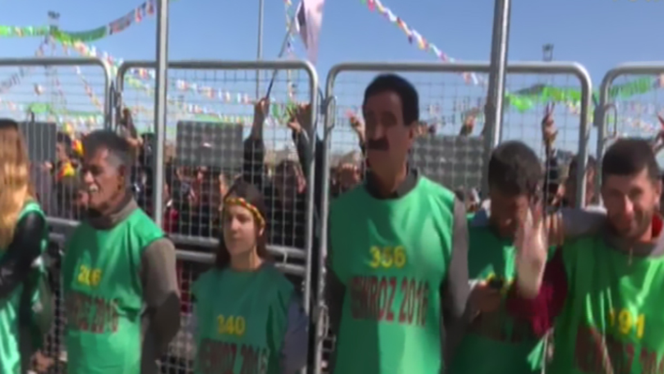 Diyarbakır'da yoğun güvenlikli Nevruz