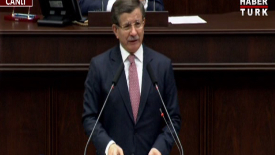 Davutoğlu sesini ilk kez bu kadar yükseltti