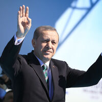 Cumhurbaşkanı Erdoğan o pankartı işaret etti ve...