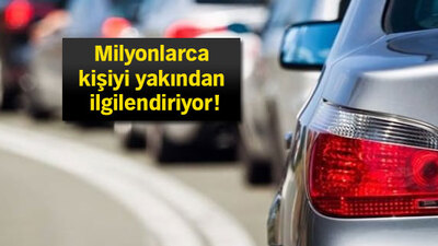 Trafik sigortasında kritik çalışma!