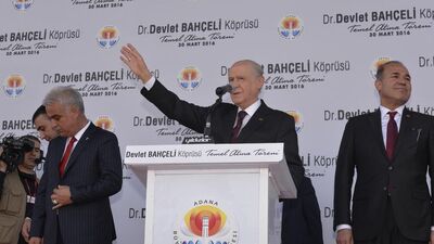 Devlet Bahçeli Köprüsü'nün temel atma töreni gerçekleşti