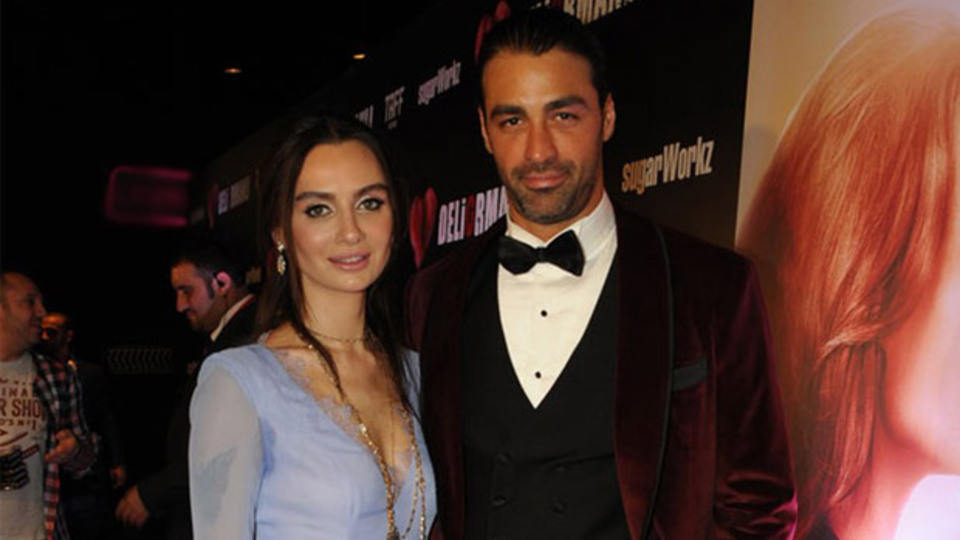 Karı koca partide birbirine girdi