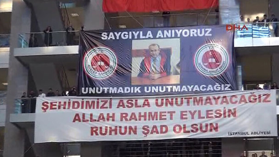 Şehit Savcı Kiraz için anma töreni