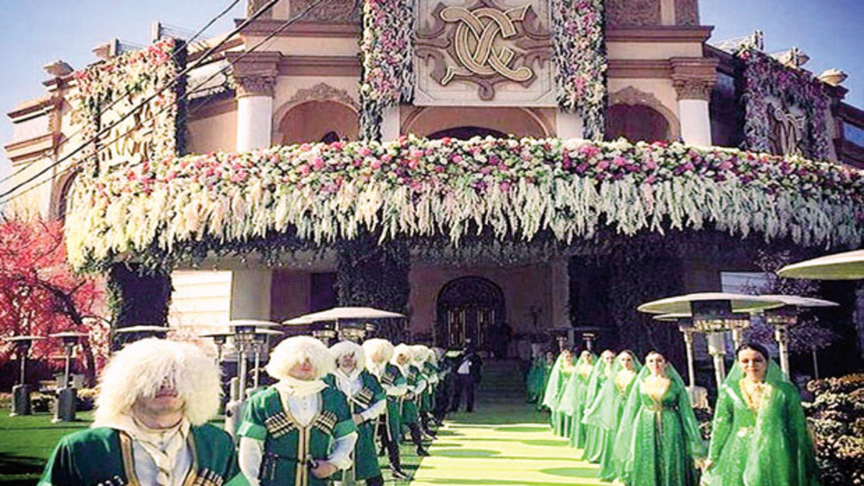 Petrol kralından oğluna 80 milyon dolarlık düğün