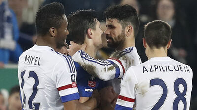 Costa'ya 1 maç ceza!