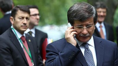 Davutoğlu'ndan İlham Aliyev'e taziye telefonu