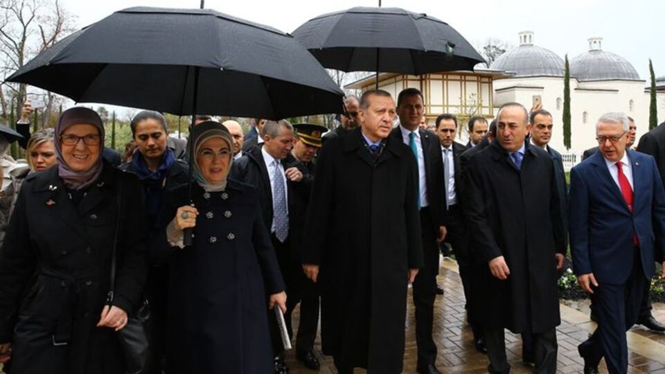 Erdoğan, ABD'deki camide Kur'an okudu