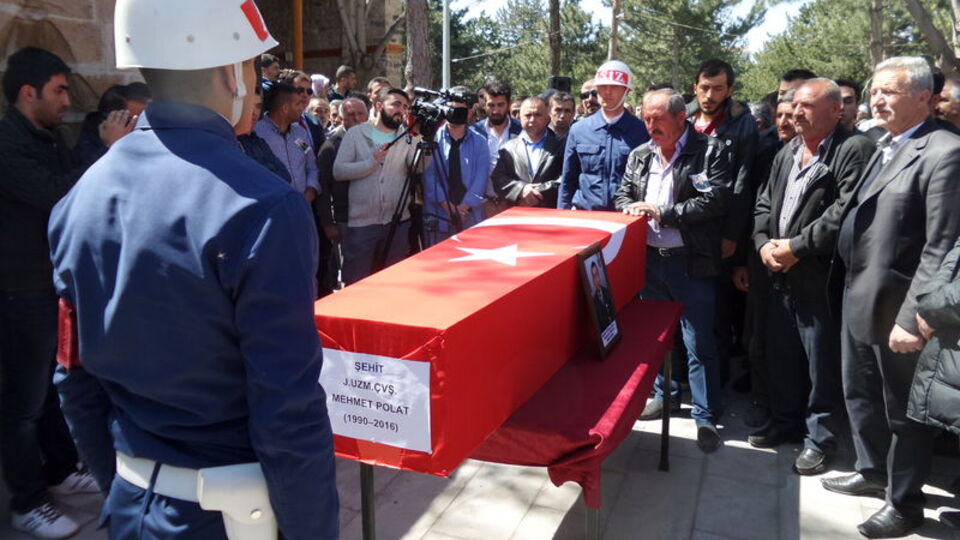 Kayseri şehidini uğurladı