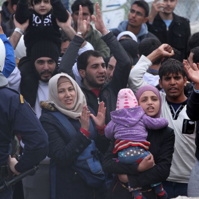 Midilli'de Türkiye-AB mutabakatına protesto