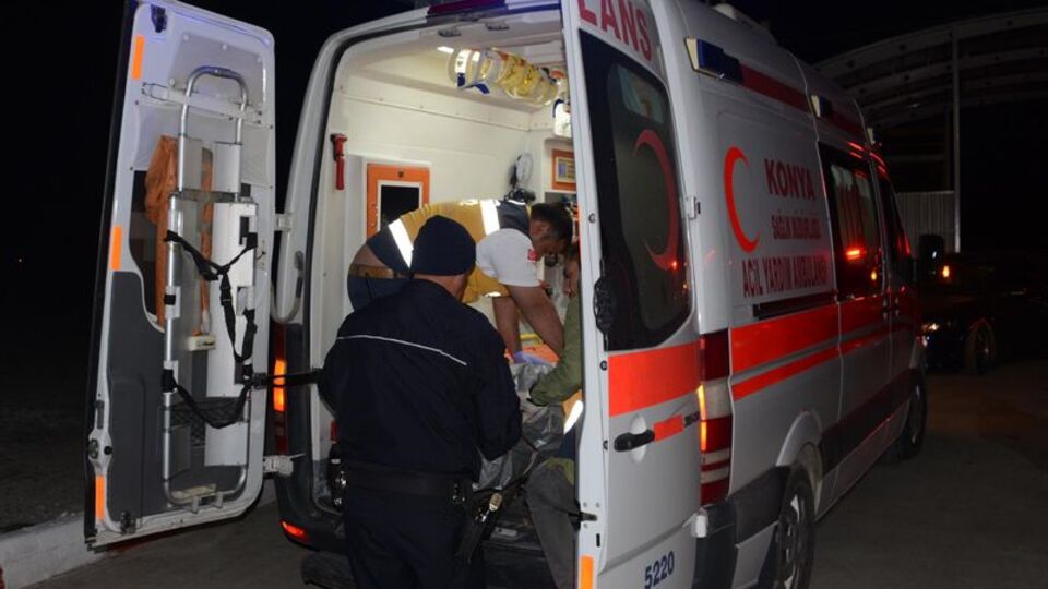 Konya'da trafik kazası: 1 ölü, 2 yaralı