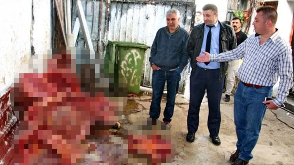 Kaçak at mezbahasına baskın!