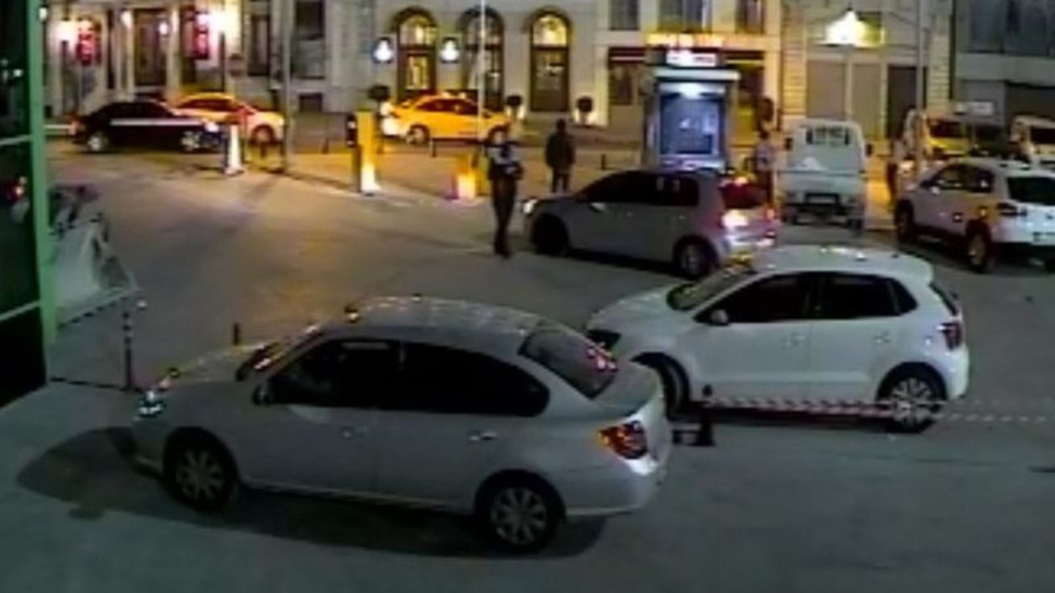 Beyoğlu'ndaki cinayet kamerada!