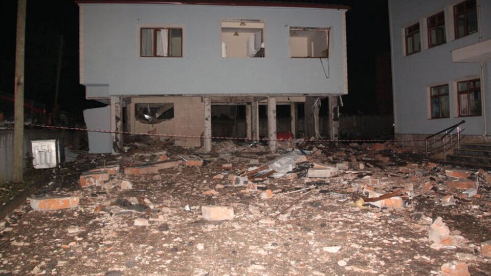 O okul savaş alanına döndü