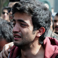 Hataylı şehidi 10 bin kişi uğurladı