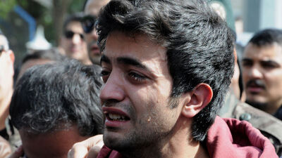 Hataylı şehidi 10 bin kişi uğurladı