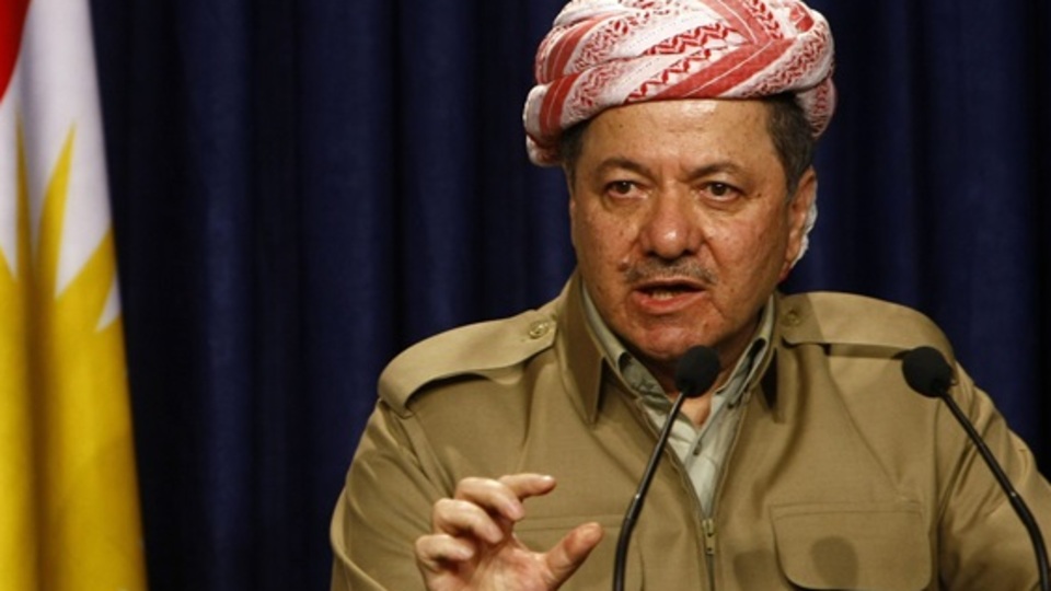 Barzani'den Davutoğlu'na teşekkür