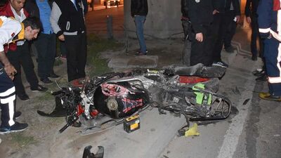 Taktığı kask hayatını kurtardı!