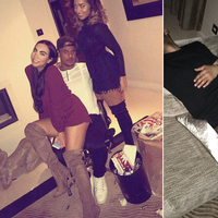 Kaptan otelde dağıttı!