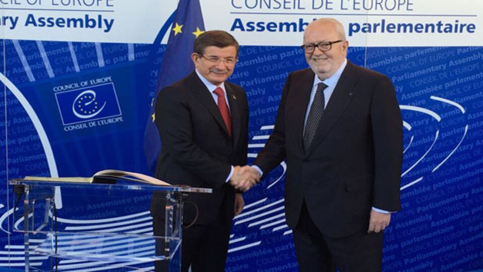 Başbakan Davutoğlu, Strazburg'da