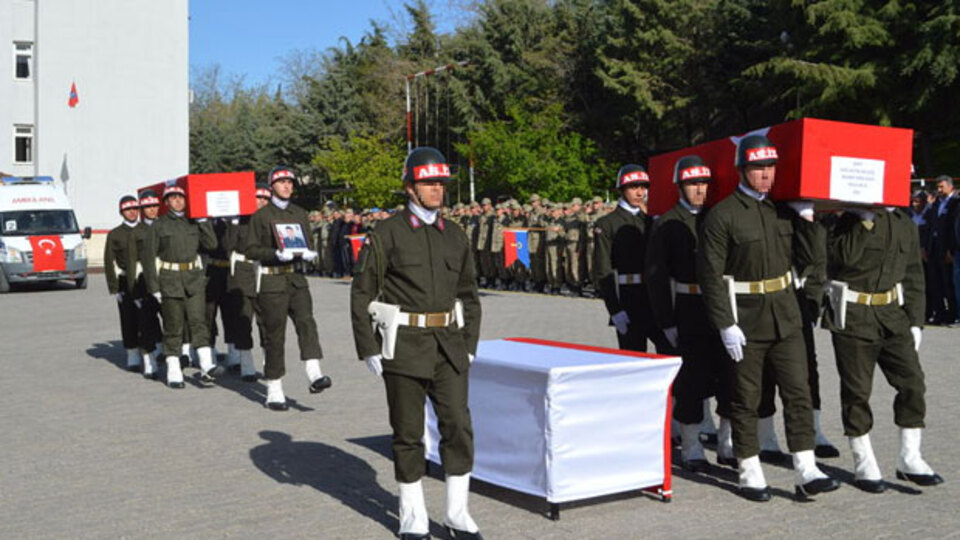 Şırnak şehitleri için askeri tören
