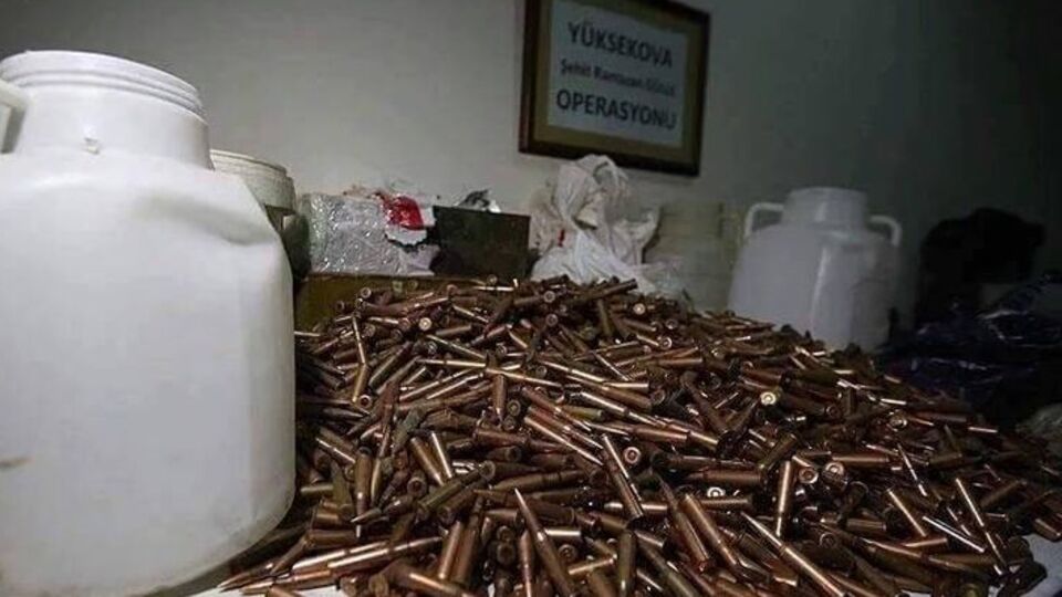 PKK'ya ait 40 bin mermi ele geçirildi
