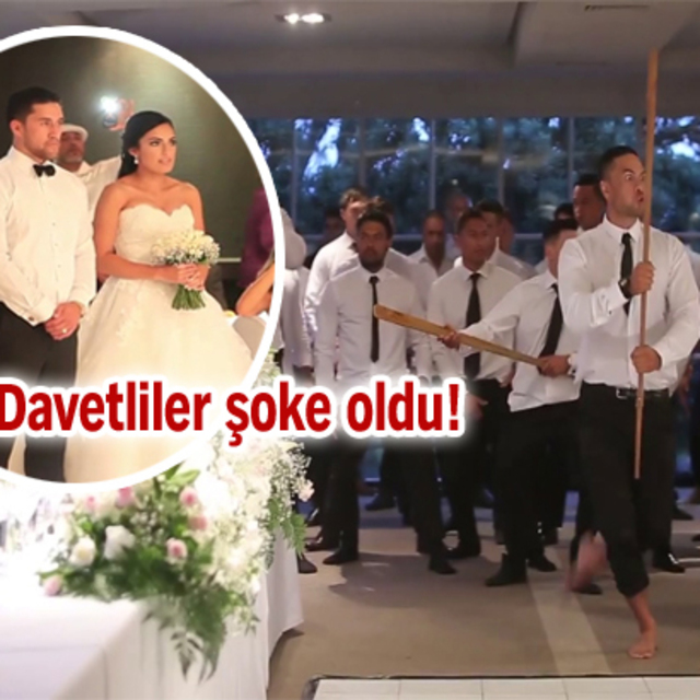 Damadın arkadaşları sahneye çıktı ve...