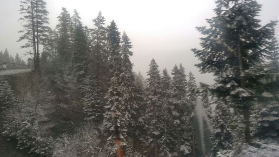 Meteoroloji uyardı, Ilgaz'a kar yağdı